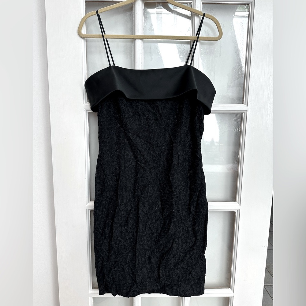 Vintage Alex Evenings Black Lace Cocktail Dress Women’s Size 12 Large L
